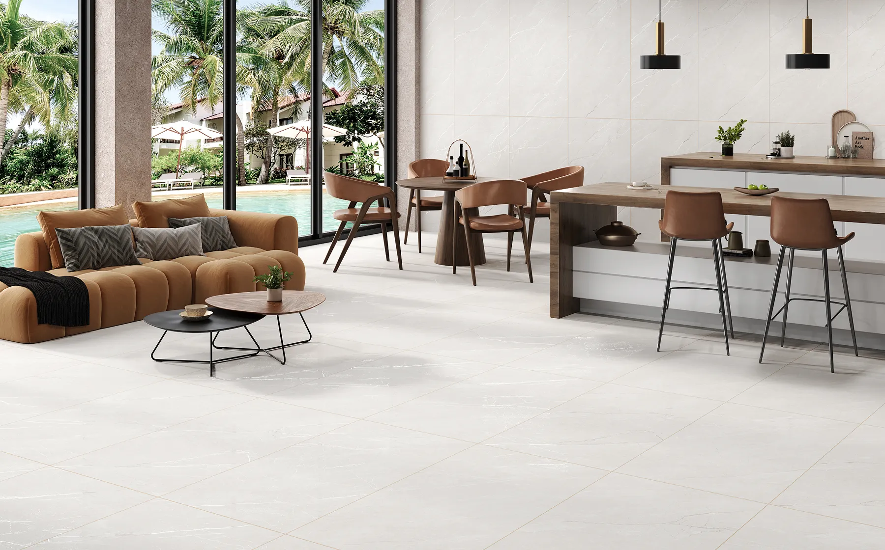 Porcelain Tile Flooring and Wall Coverings