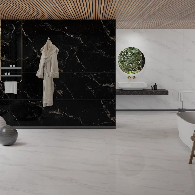 Romano Black Premium Porcelain & Ceramic Tile
